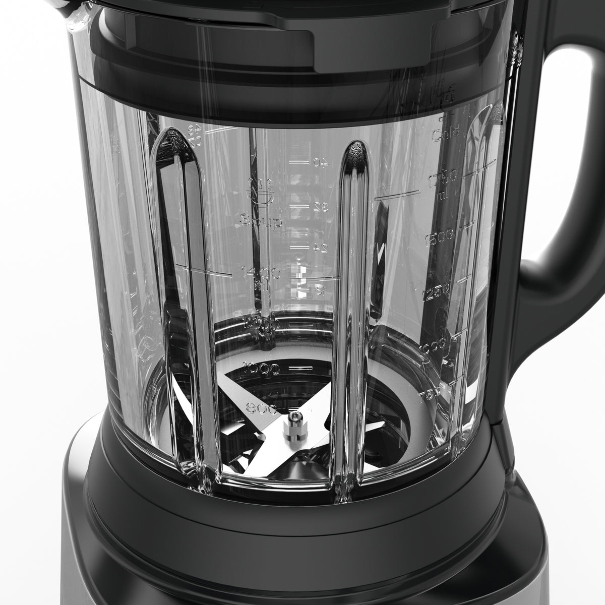 Tefal Perfectmix Cook BL83SD Mélangeur de table 1400 W, 1,75 L, Noir et Acier inoxydable