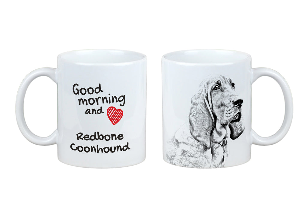 Redbone Coonhound - cup with a dog, personalized cup with a print, a classic gift for everyone from the Art-Dog brand