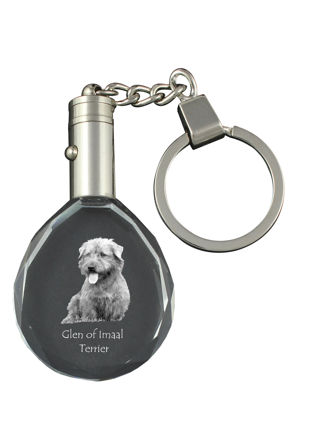 Glen of Imaal Terrier, Irish Glen of Imaal Terrier - pendant with a photo of a dog, crystal key ring in a gift box, a unique gift by Art-Dog