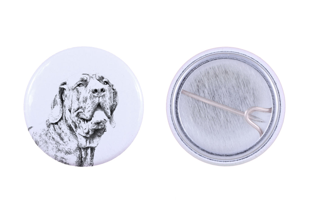 Fila Brasileiro - pin with your dog, add your own photo, Art-Dog brand