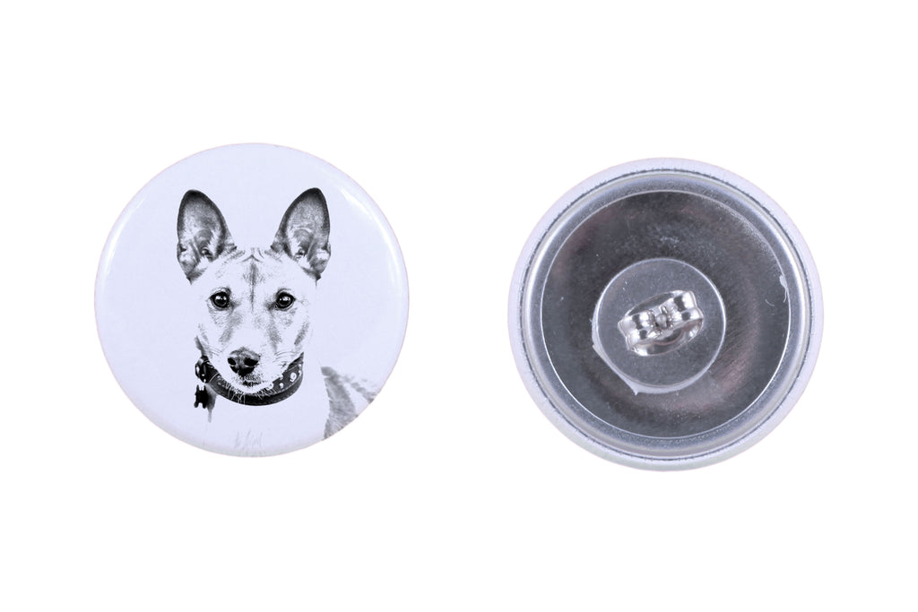 Basenji, African bush dog, Congo dog - unique dog earrings, your pet on a keychain, Art-Dog's own brand