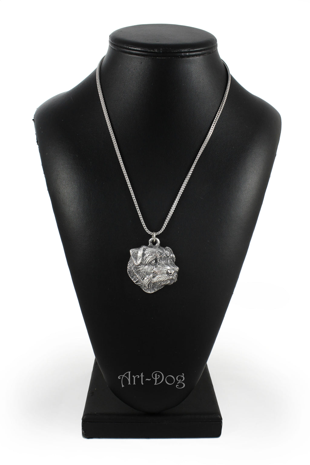 Norfolk Terrier - necklace with a dog, dog pendant on a silver chain, unique jewelry from the Art-Dog brand