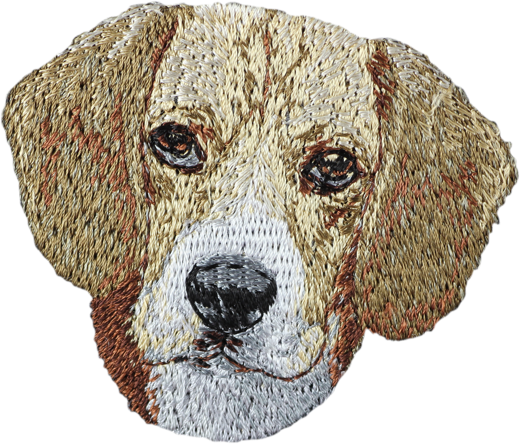 Beagle - dog-shaped patch, embroidered patch, unique decoration for Art-Dog backpack