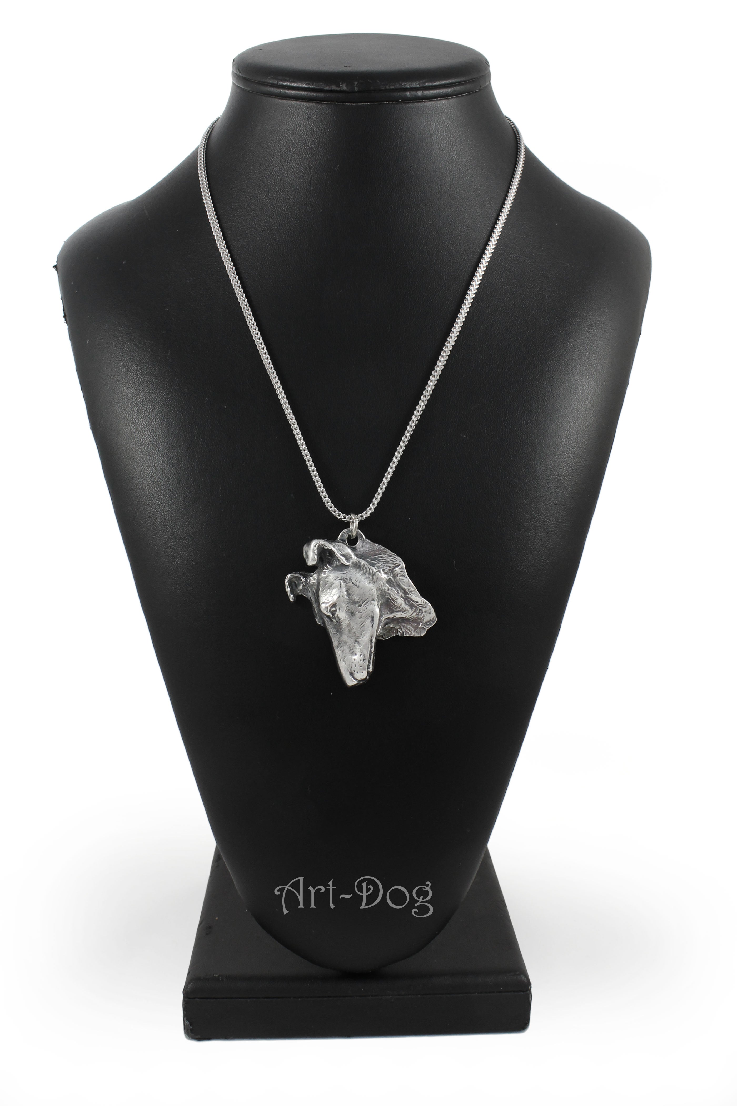 Collie Smooth - necklace with a dog, dog pendant on a silver chain, unique jewelry from the Art-Dog brand