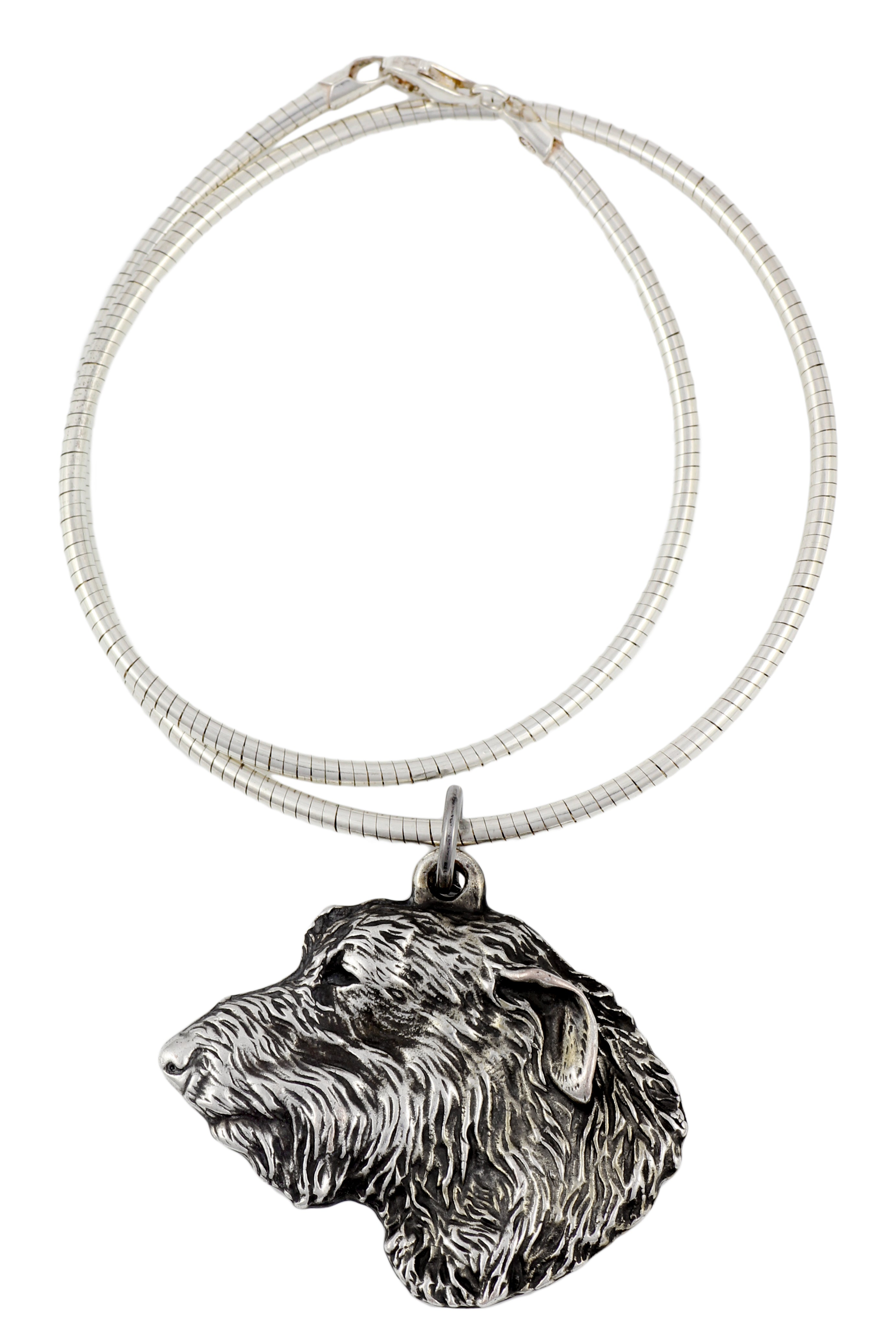 Irish Wolfhound I - Dog necklace, unique jewellery for the dog fan, unique adder pendant by Art-Dog brand