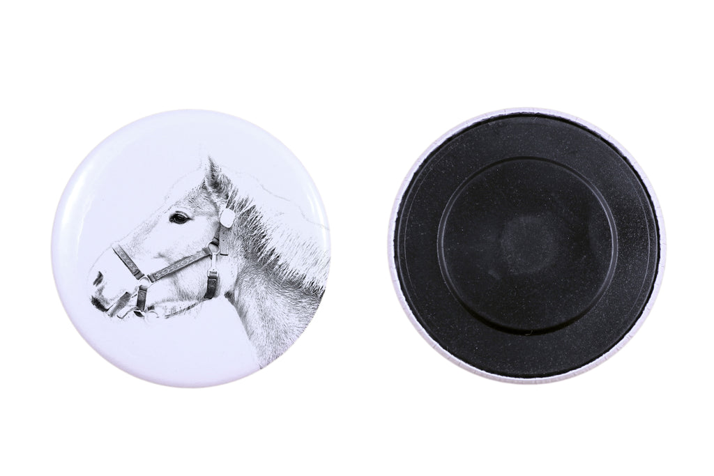 Haflinger - magnet with a horse, a unique imprint of the Art-Dog horse brand