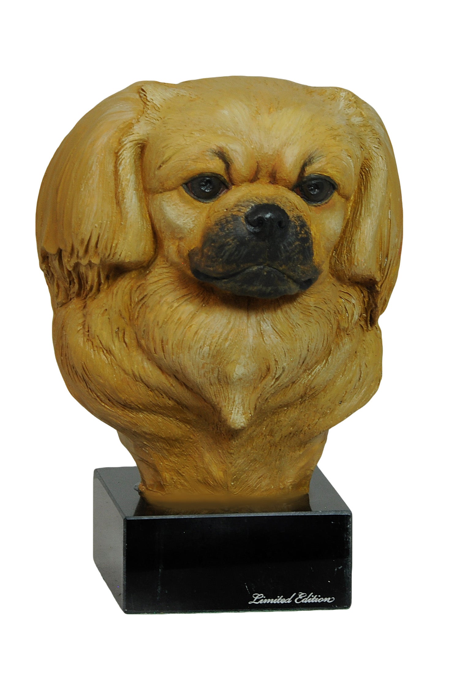 Tibetan spaniel - painted figurine, statue, figure, made by the artist, brand Art-Dog
