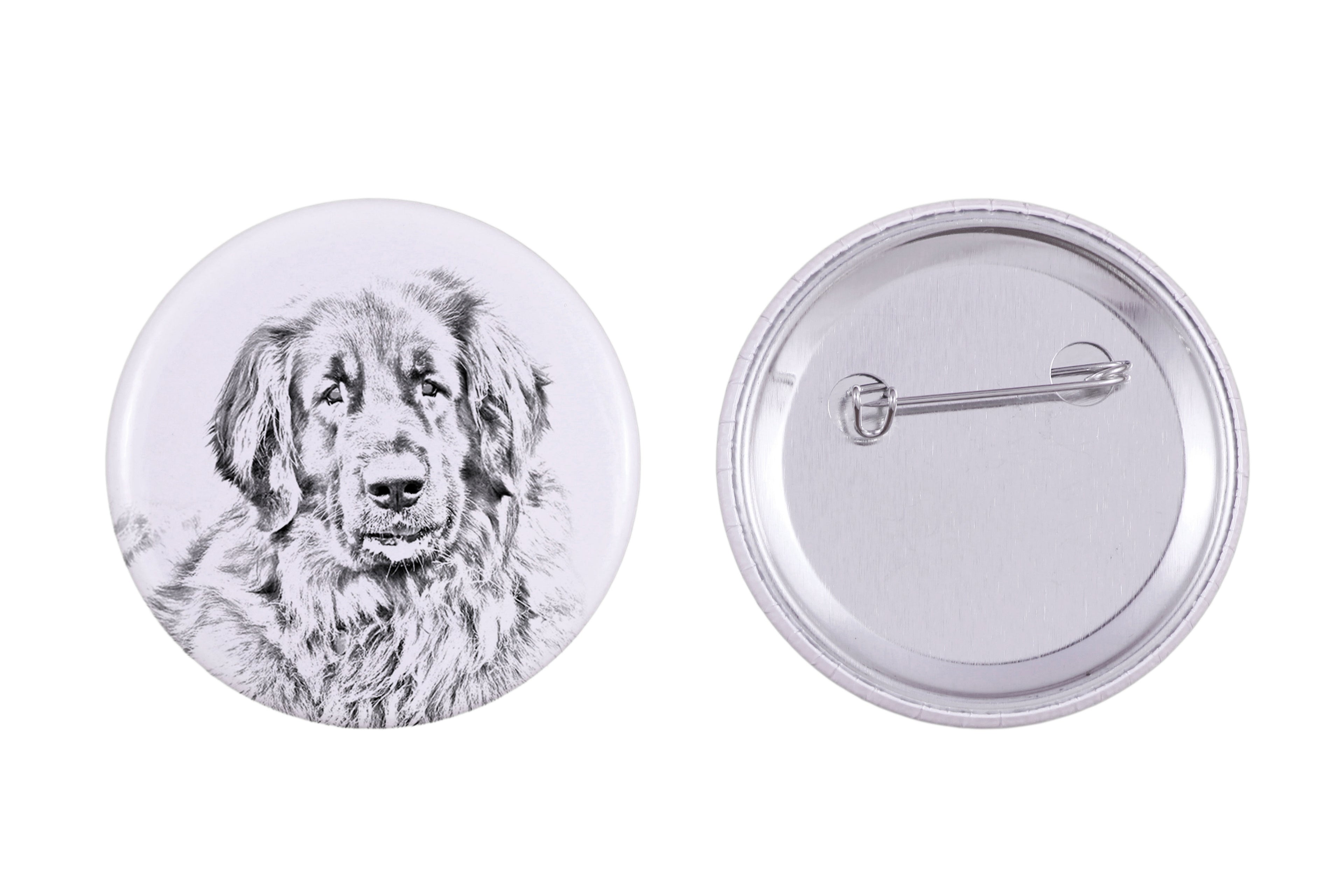 Leonberger - pin with your dog, add your own photo, Art-Dog brand