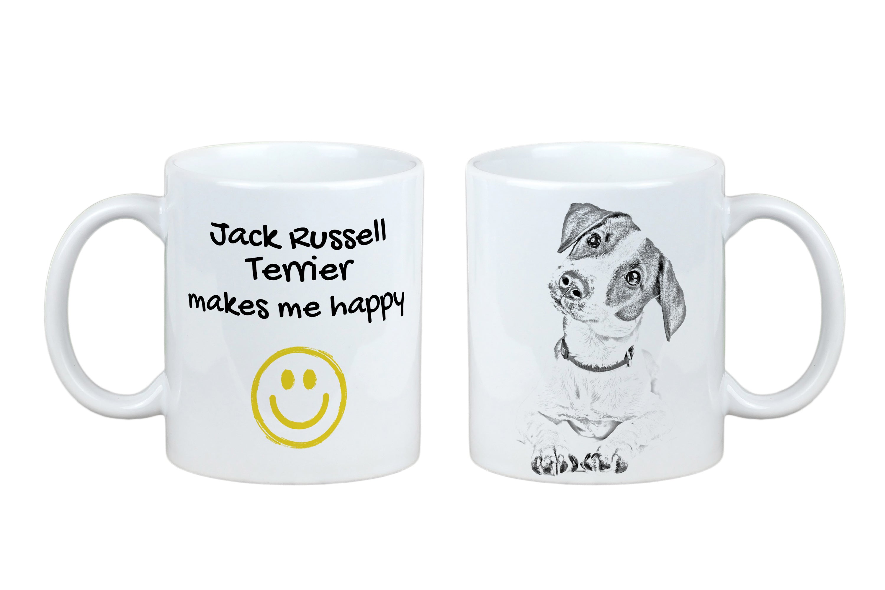 Jack Russell Terrier - cup with a dog, cheerful cup for a dog lover, personalized gift from the Art-Dog brand