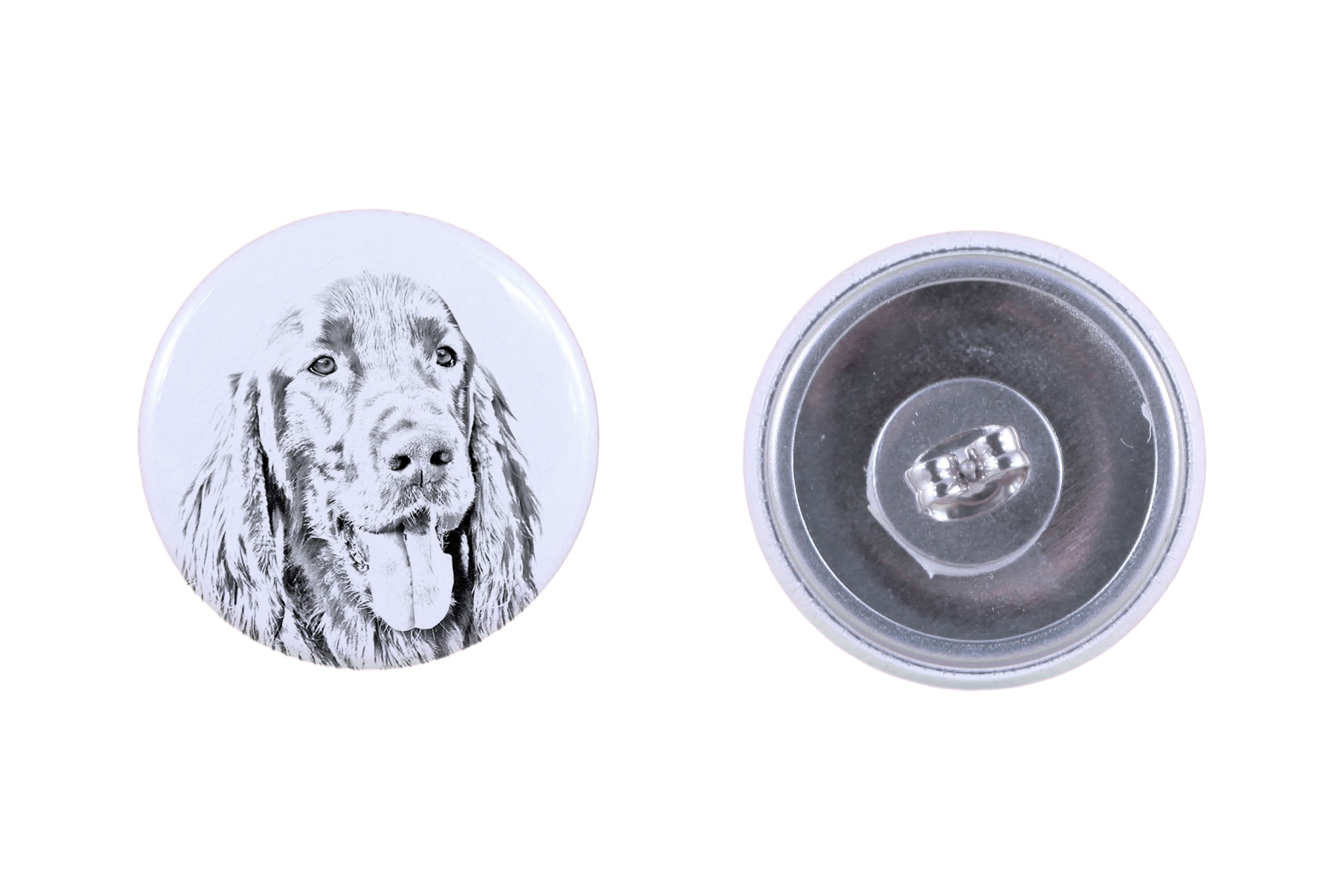 English setter, Lawerack, Laverack I - unique dog earrings, your pet on a keychain, Art-Dog's own brand
