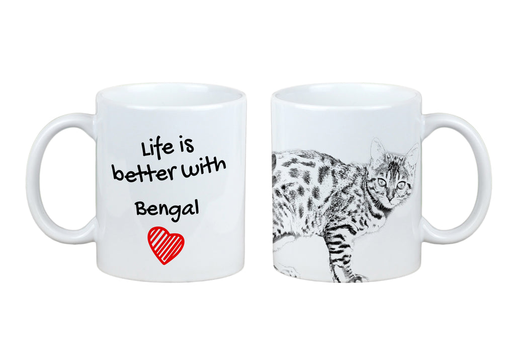 Bengal - cup with a cat, cup with a photo, personalized gift from the Art-Dog brand