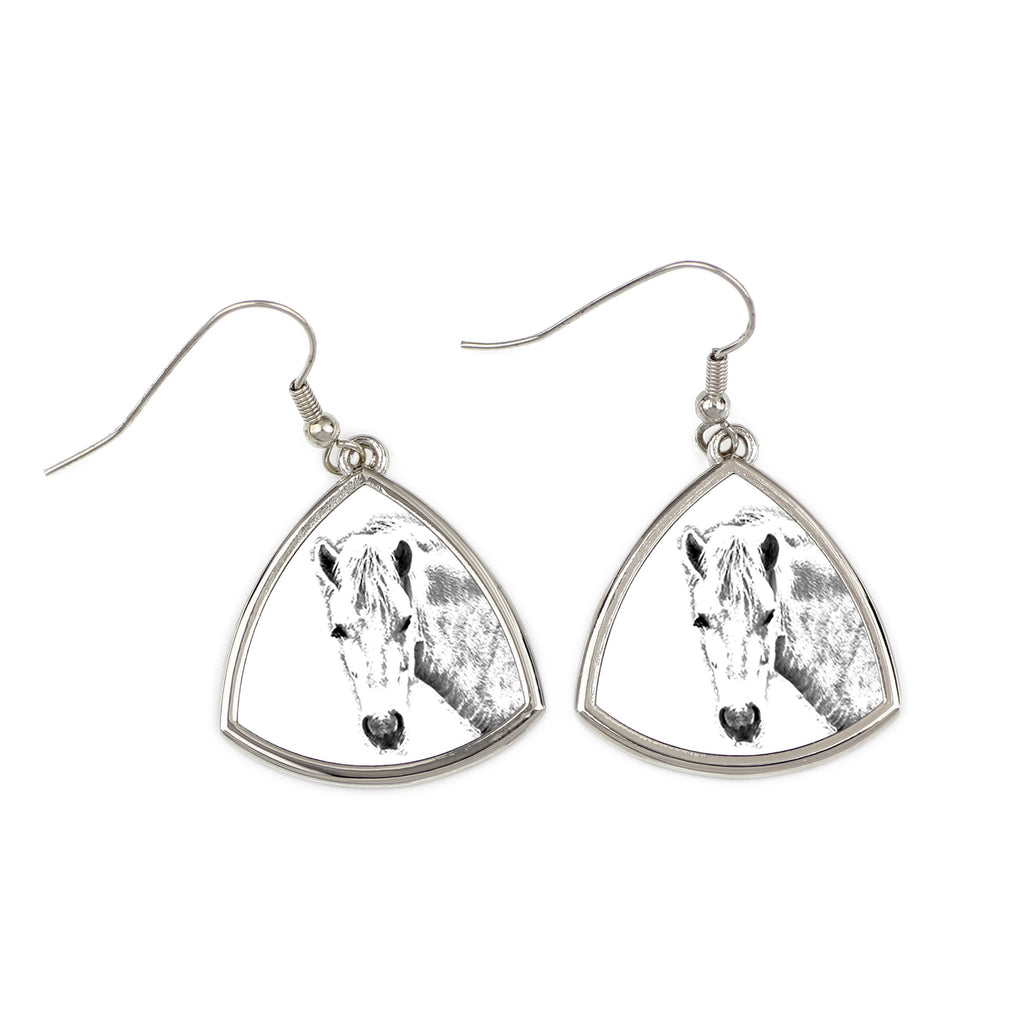 Fjord Horse - earrings with a horse, hanging earrings with a picture, personalized jewelry with Art-Dog brand print
