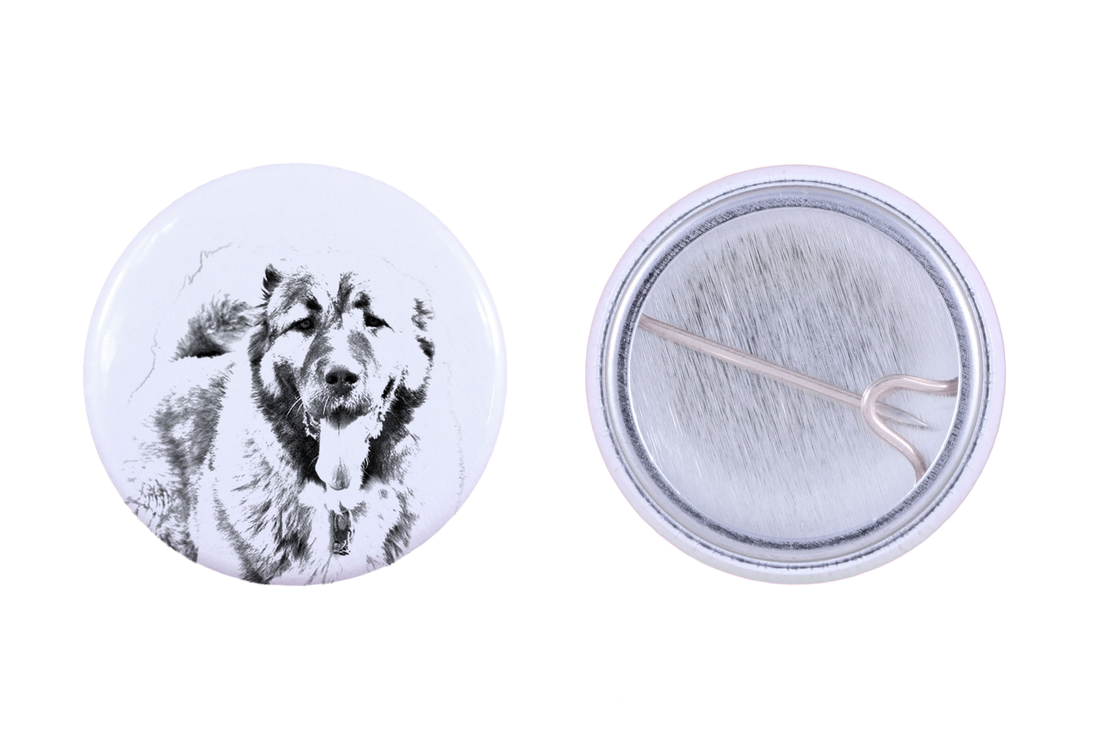 Caucasian Shepherd Dog, Caucasian Ovcharka - pin with your dog, add your own photo, Art-Dog brand
