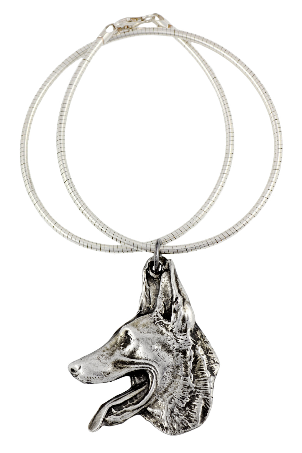 Belgian Shepherd Dog, Belgian Sheepdog I - Dog necklace, unique jewellery for the dog fan, unique adder pendant by Art-Dog brand