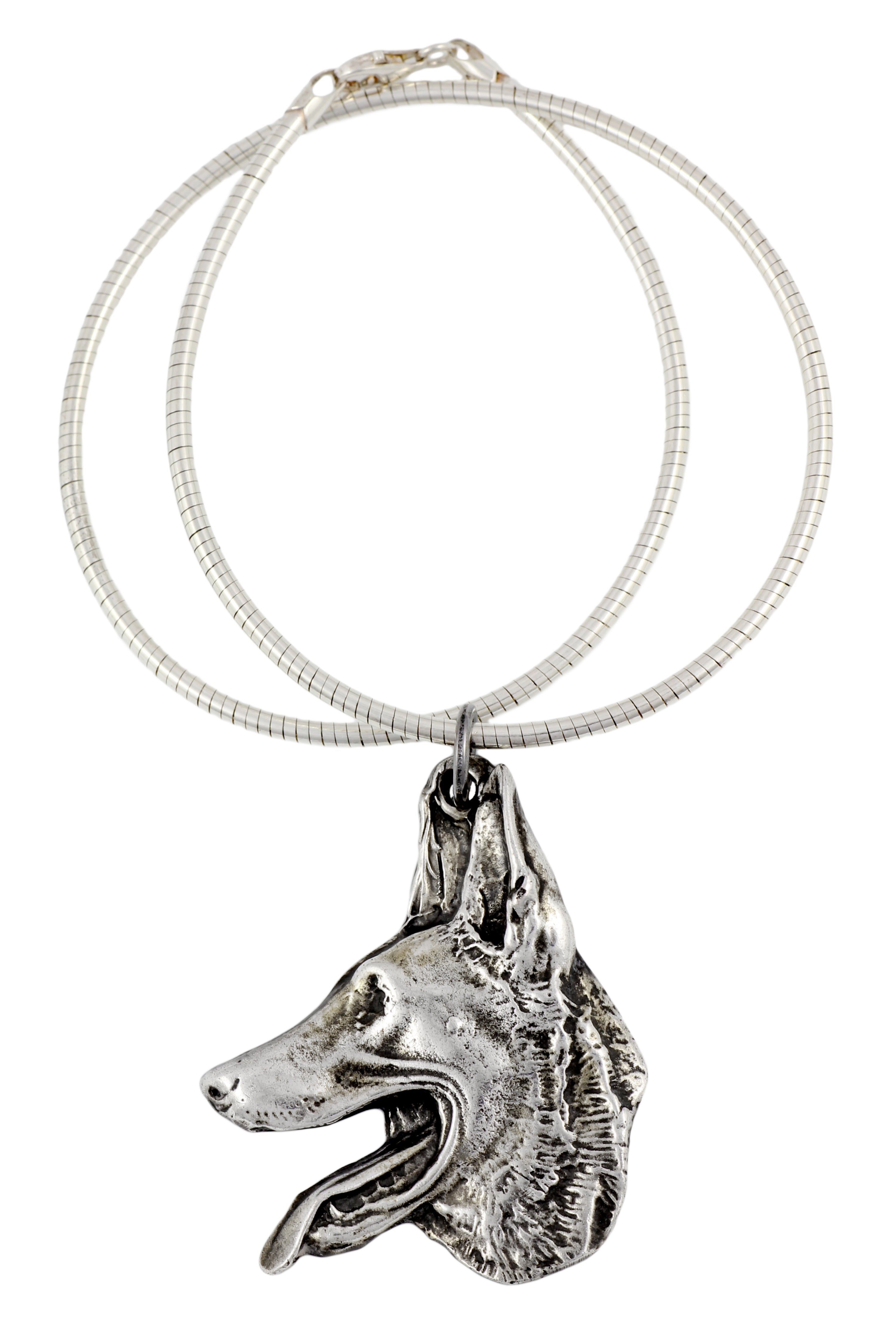 Belgian Shepherd Dog, Belgian Sheepdog I - Dog necklace, unique jewellery for the dog fan, unique adder pendant by Art-Dog brand