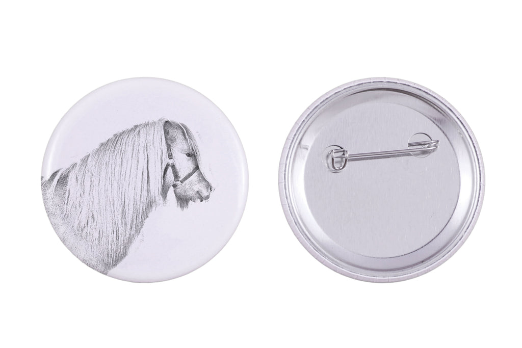 Shetland Pony - magnet with a horse, a unique imprint of the Art-Dog horse brand