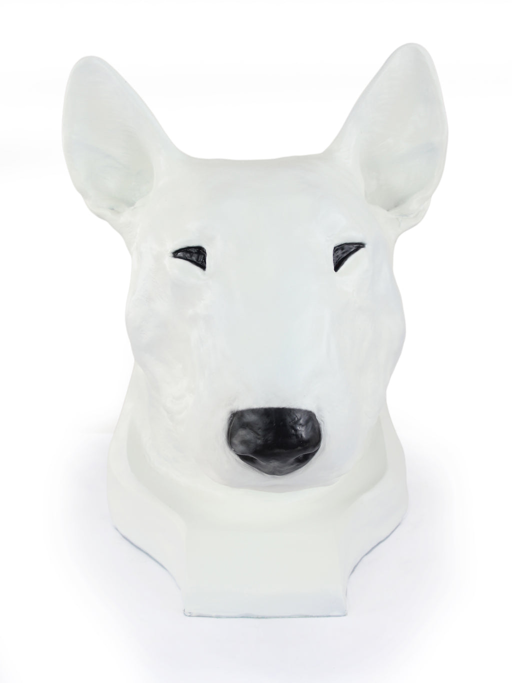 Bull Terrier, Bully I - urn for dog ashes, dog bust, large dog head for garden by Art-Dog