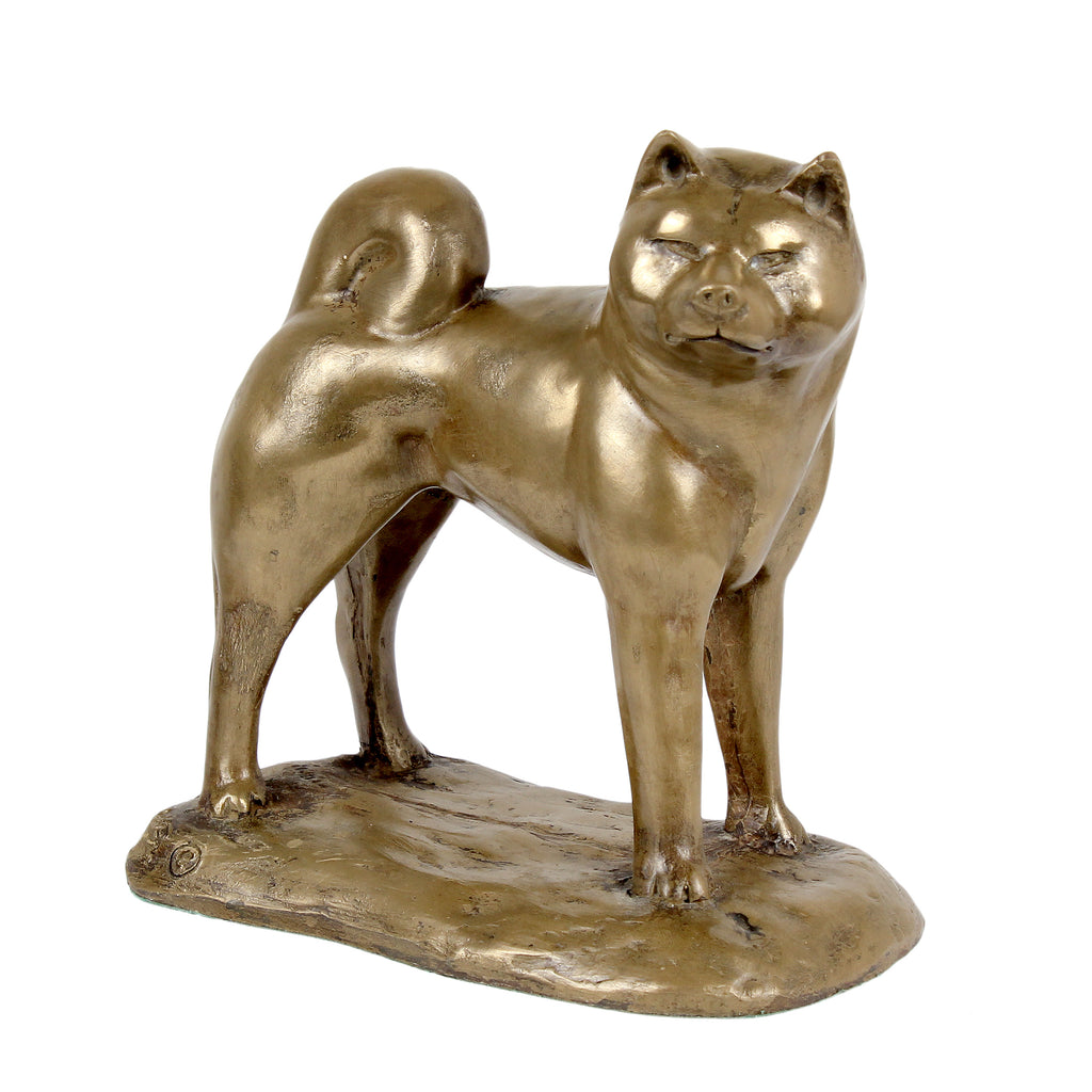Akita, Akita Inu - dog statue, figurine for office, trophy for dog show by Art-Dog brand