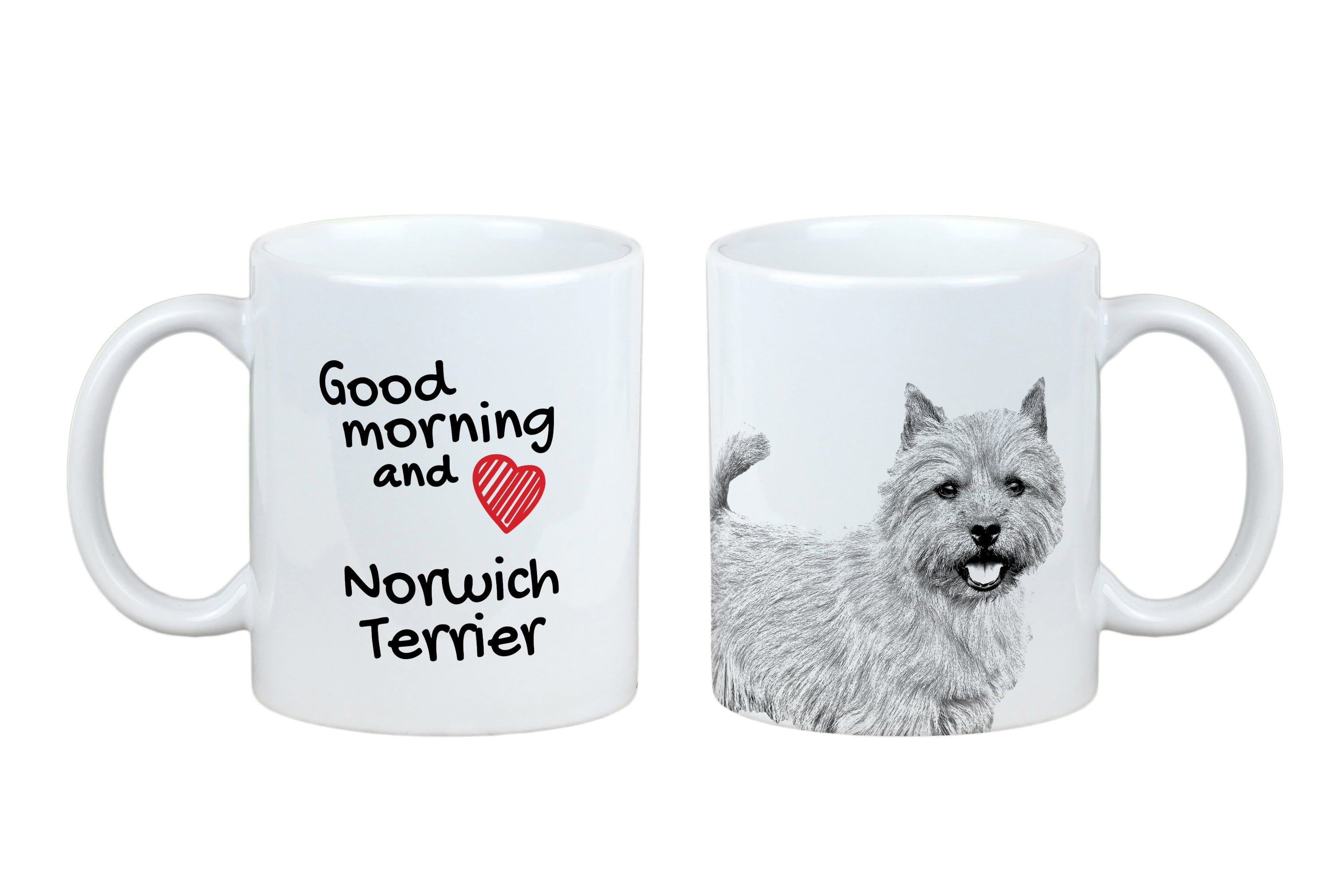 Norwich Terrier - cup with a dog, personalized cup with a print, a classic gift for everyone from the Art-Dog brand