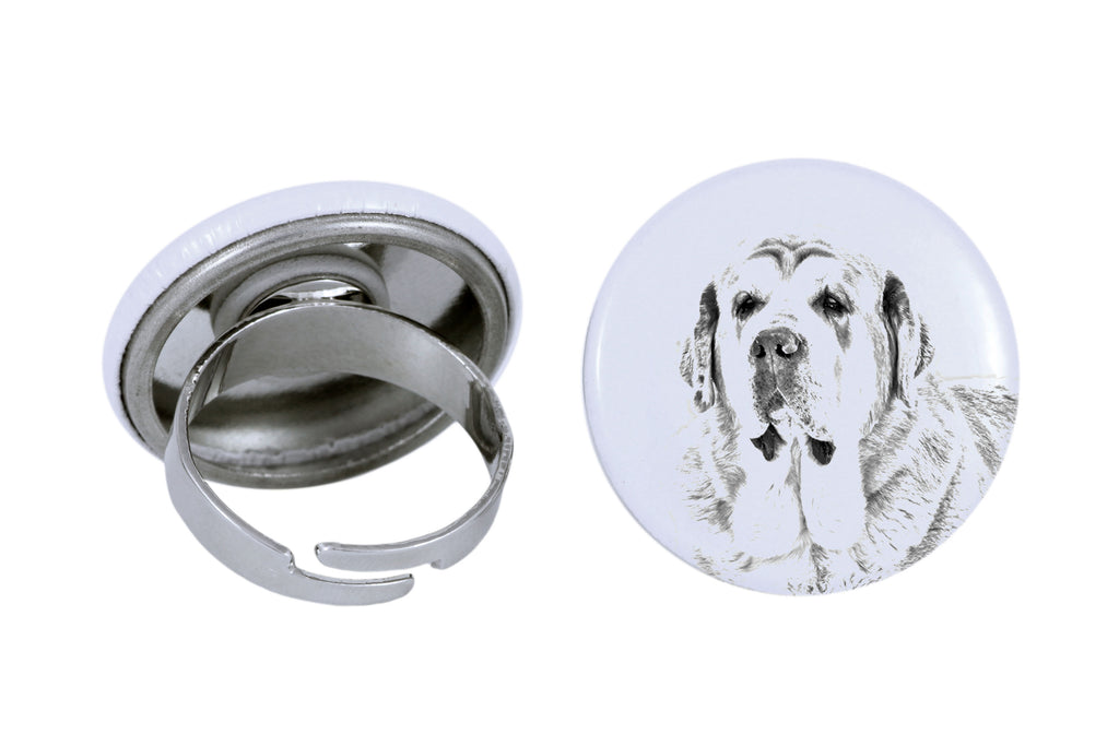 Spanish Mastiff, Mastín Español - women's jewelry with a dog portrait, handmade product, possibility to add your own photo, Art-Dog brand