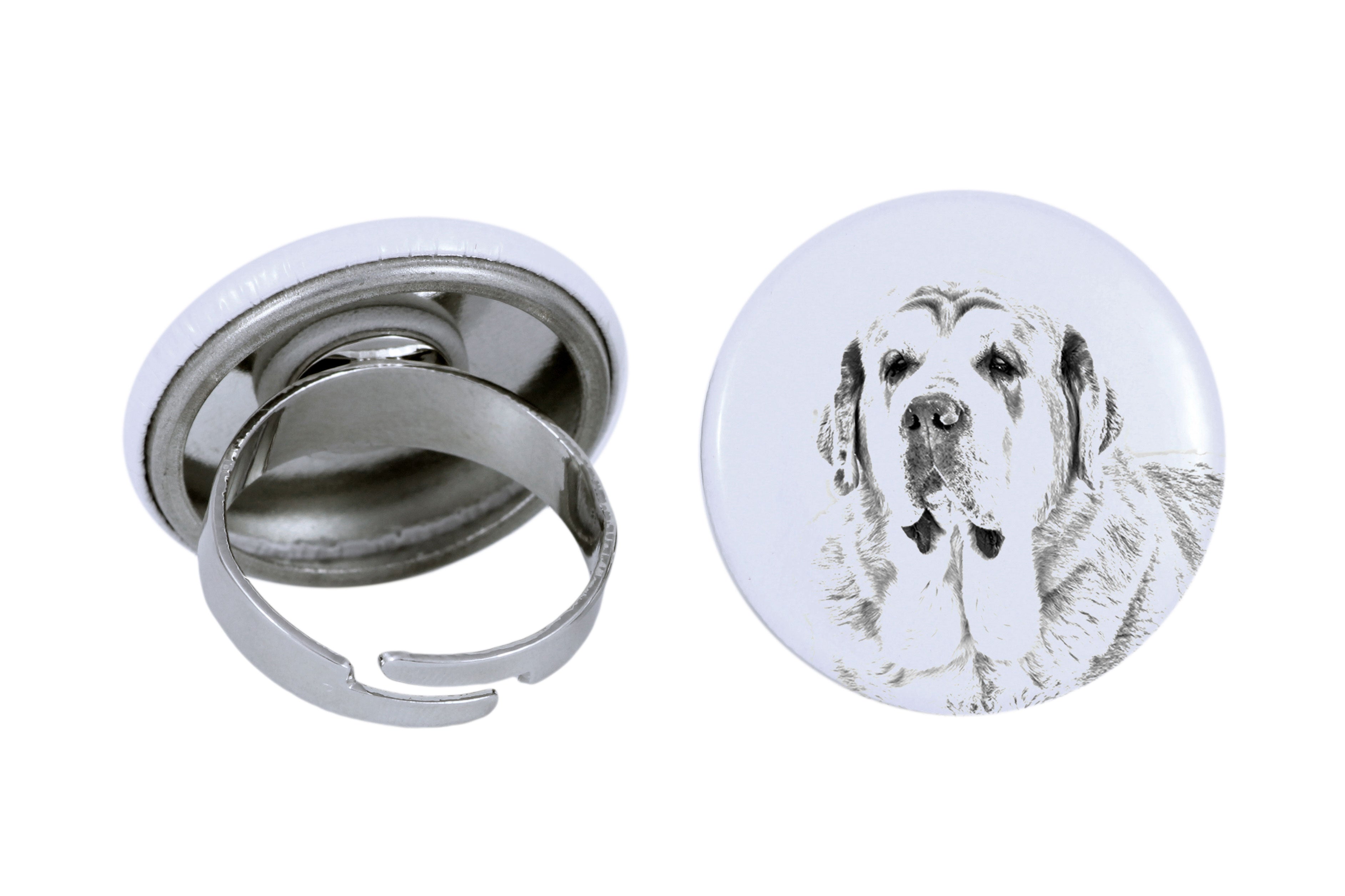 Spanish Mastiff, Mastín Español - women's jewelry with a dog portrait, handmade product, possibility to add your own photo, Art-Dog brand