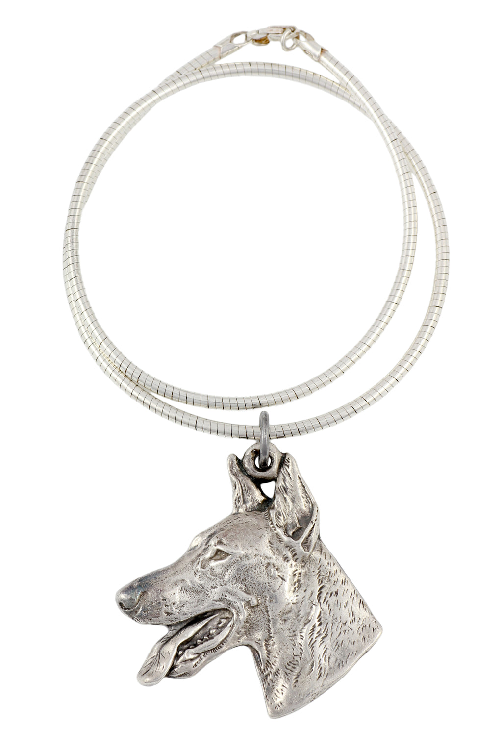 Dobermann, Doberman Pinscher, Dobie - Dog necklace, unique jewellery for the dog fan, unique adder pendant by Art-Dog brand