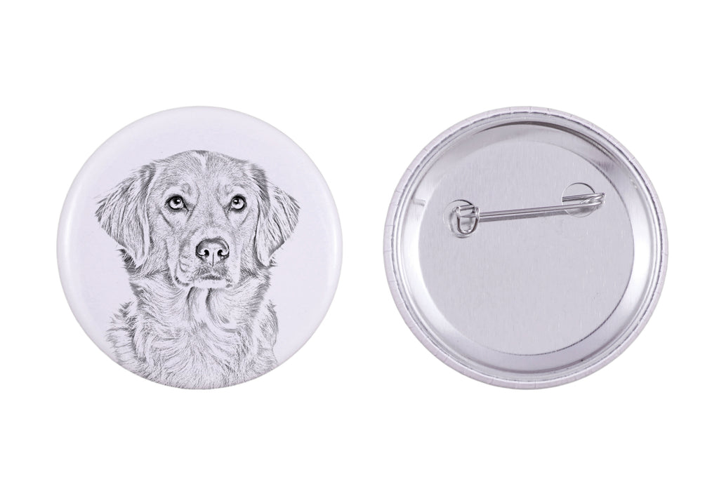 Nova Scotia Duck Tolling Retriever, Yarmouth Toller - pin with your dog, add your own photo, Art-Dog brand