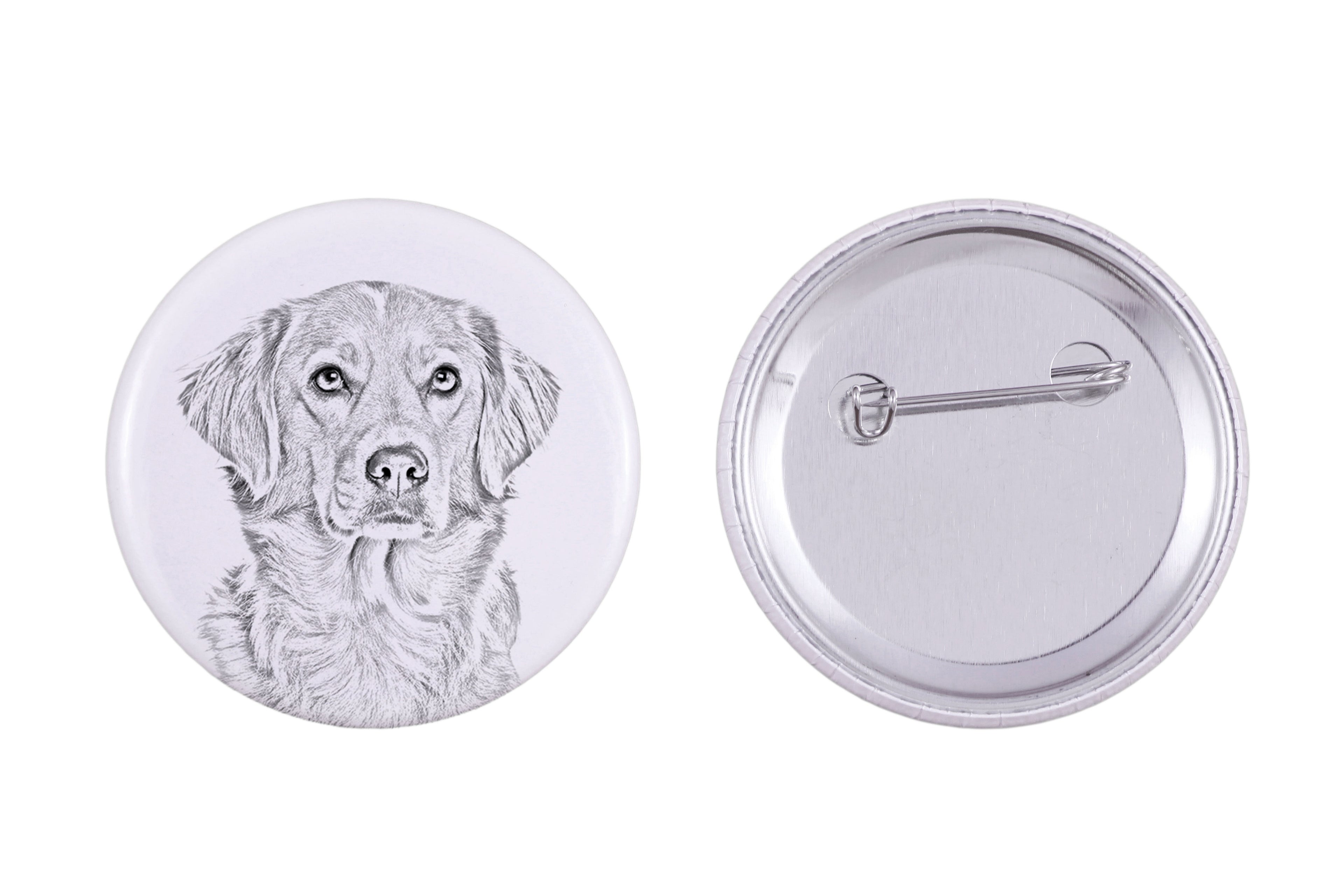 Nova Scotia Duck Tolling Retriever, Yarmouth Toller - pin with your dog, add your own photo, Art-Dog brand