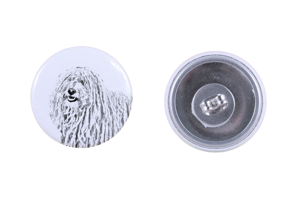 Puli, Hungarian Water Dog - unique dog earrings, your pet on a keychain, Art-Dog's own brand