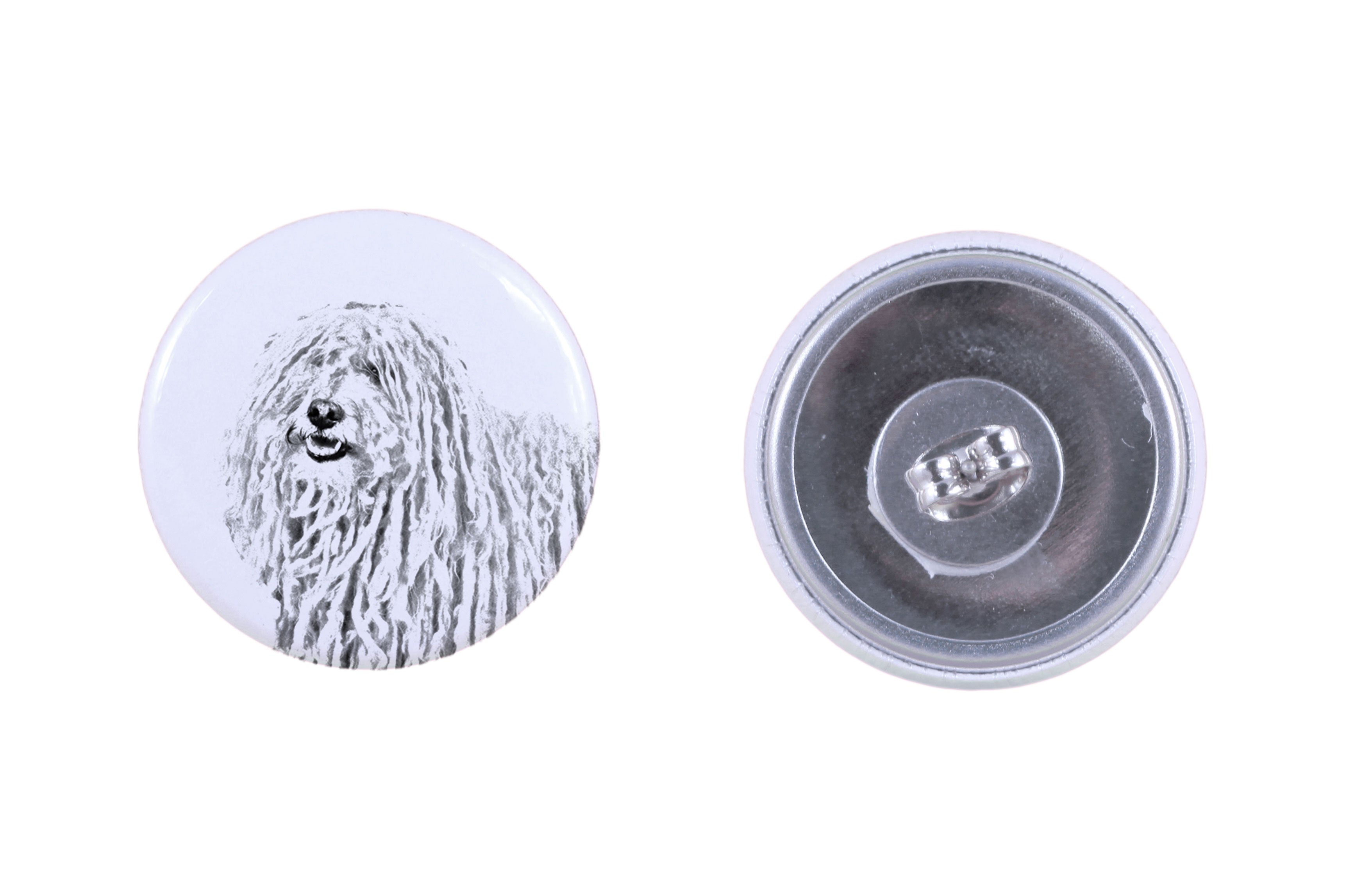 Puli, Hungarian Water Dog - unique dog earrings, your pet on a keychain, Art-Dog's own brand