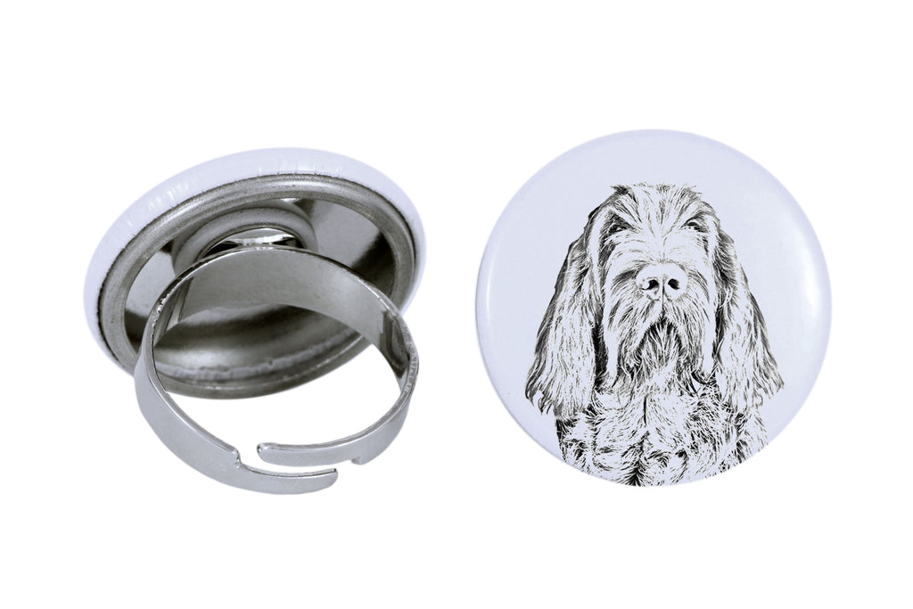 Italian Spinone, Spinone Italiano, Bracco Spinoso - women's jewelry with a dog portrait, handmade product, possibility to add your own photo, Art-Dog brand