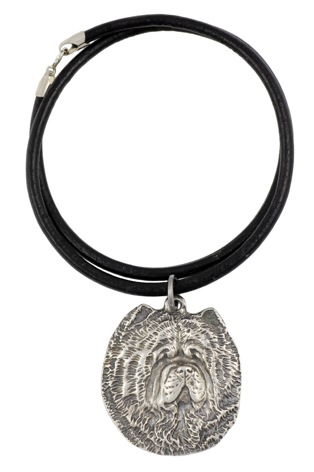 Chow Chow - Necklace with dog, silver-plated pendant for dog fan, unique jewelry by Art-Dog brand