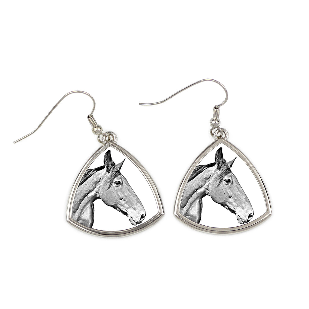 Australian Stock Horse - earrings with a horse, hanging earrings with a picture, personalized jewelry with Art-Dog brand print