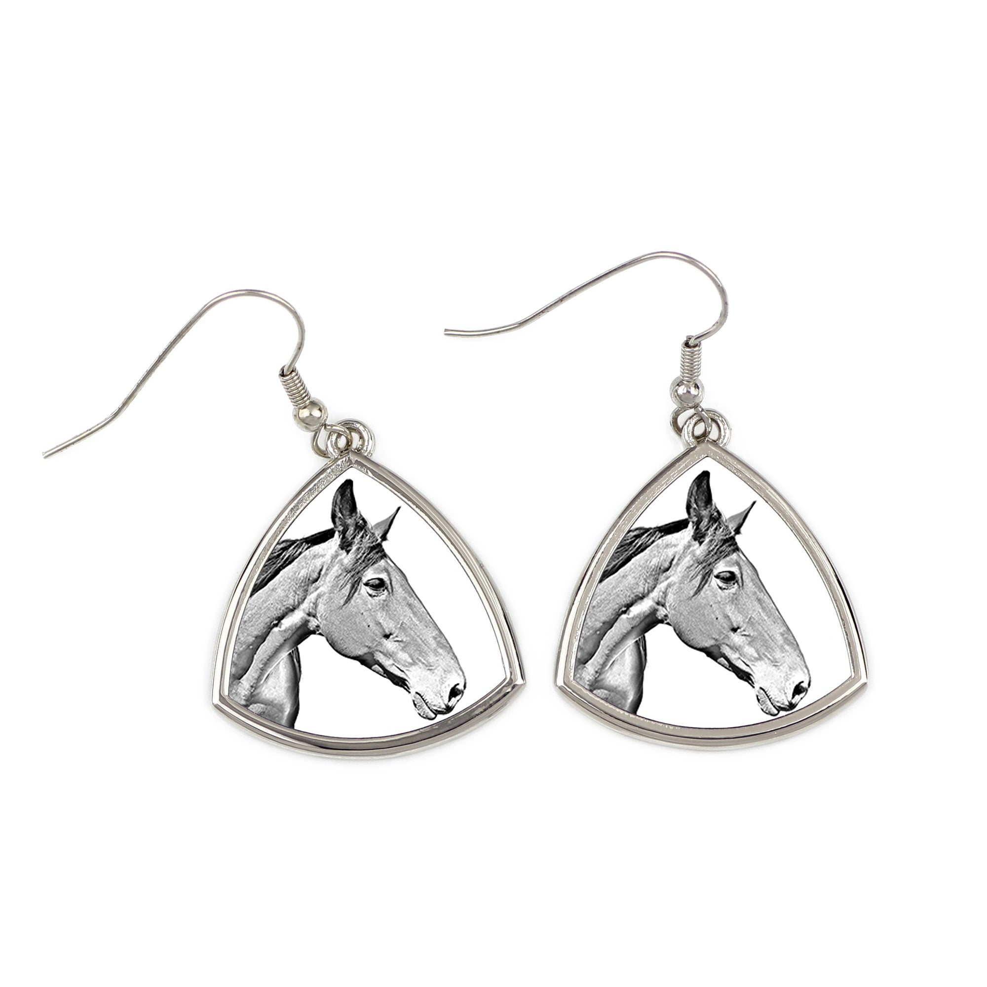 Australian Stock Horse - earrings with a horse, hanging earrings with a picture, personalized jewelry with Art-Dog brand print