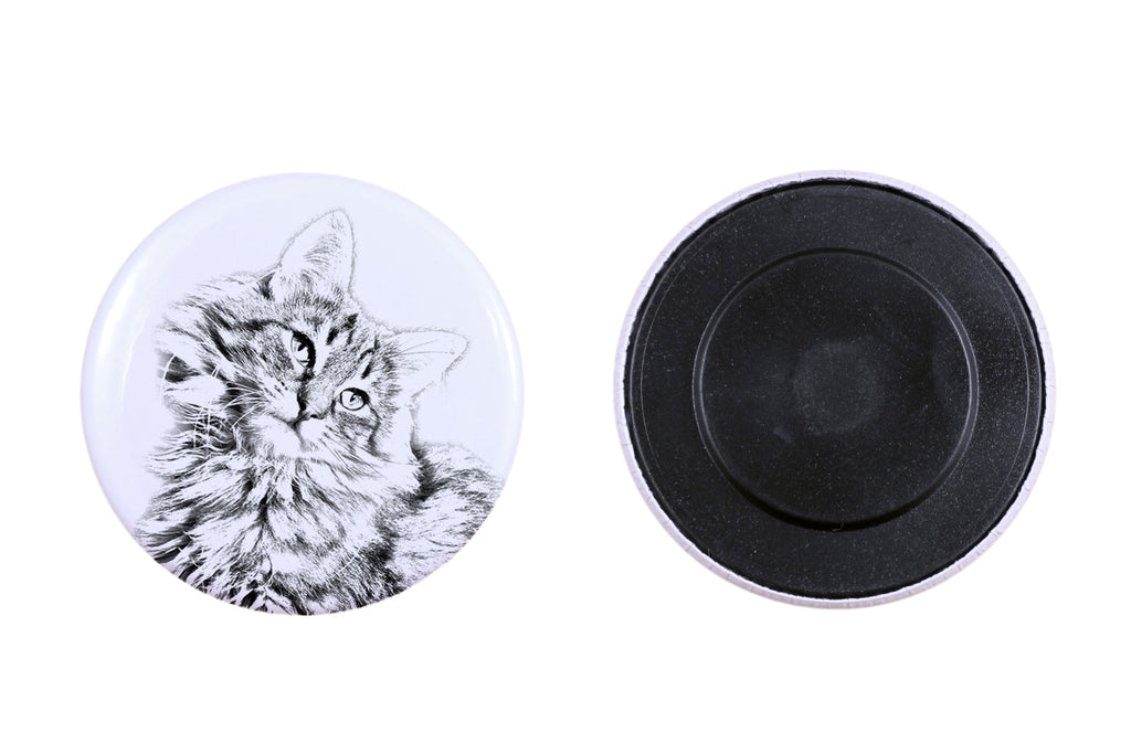 Norwegian Forest - collection of unique magnets, own photo, Art-Dog brand
