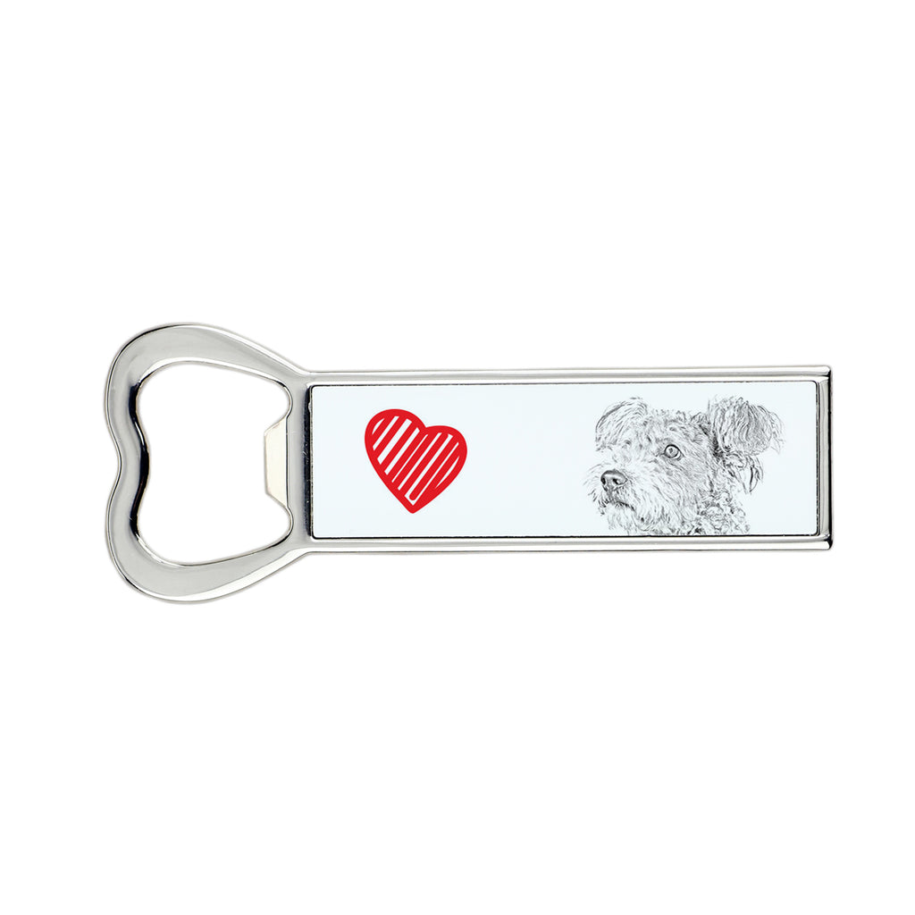 Pumi, Hungarian Pumi, Hungarian herding terrier - bottle opener with a dog, personalized fridge opener, unique gift for a man by Art-Dog brand