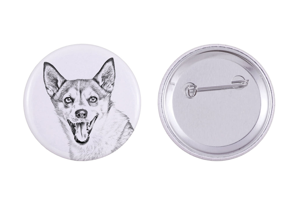 Norwegian Lundehund, Norsk Lundehund - pin with your dog, add your own photo, Art-Dog brand