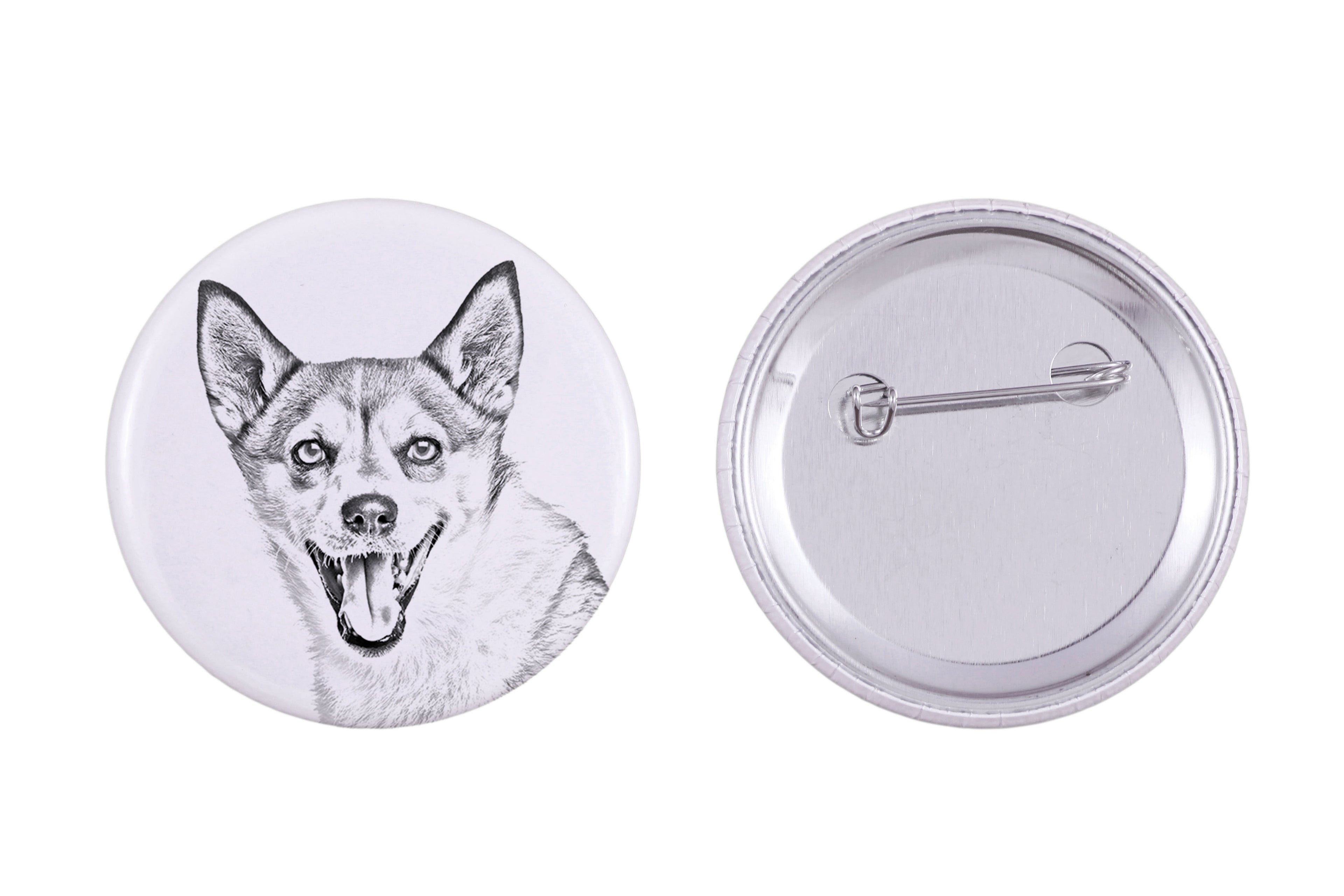 Norwegian Lundehund, Norsk Lundehund - pin with your dog, add your own photo, Art-Dog brand