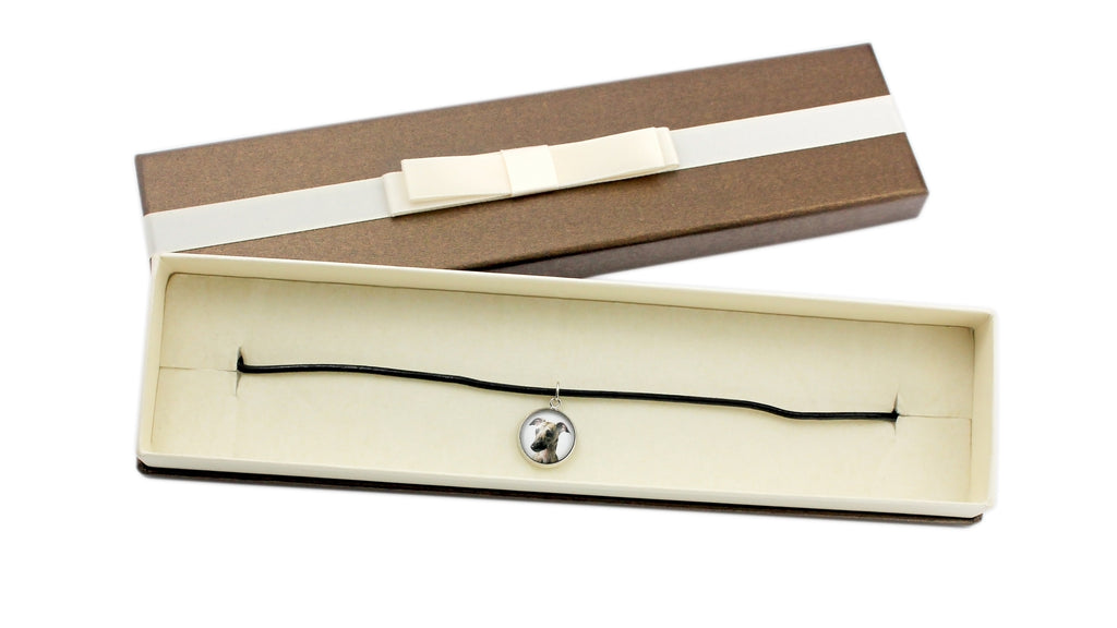 Whippet - necklace in a box, elegant decoration, pendant from the Art-Dog brand