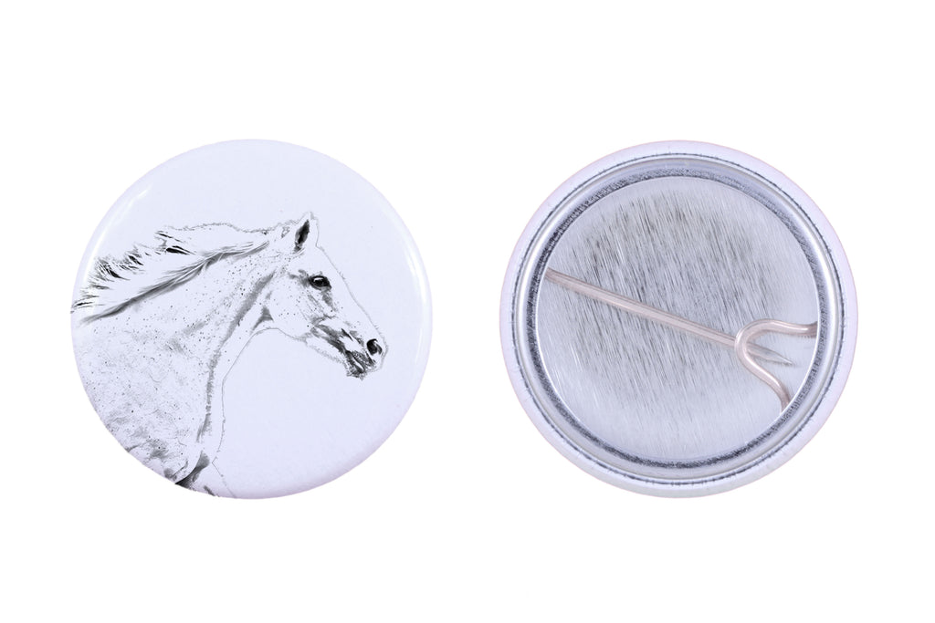 Czech Warmblood - shirt accessory, bag pin, perfect gift with the option to add your brand graphics from Art-Dog.