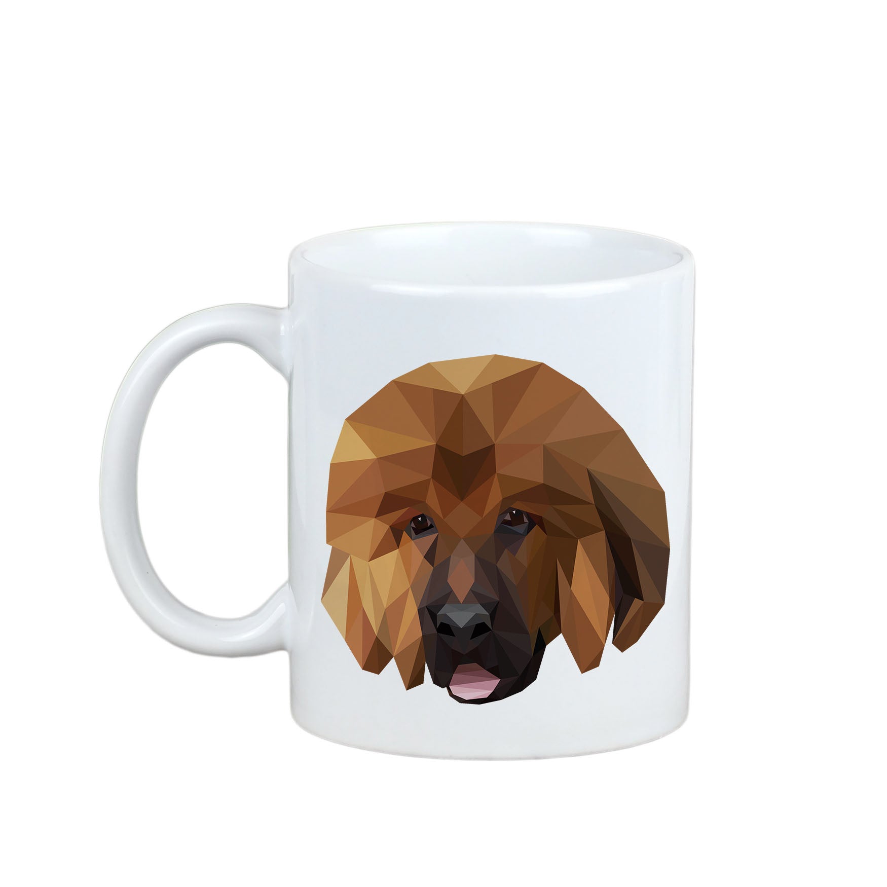 Tibetan Mastiff, Do khyi - cup with a geometric dog image and the inscription Art-Dog