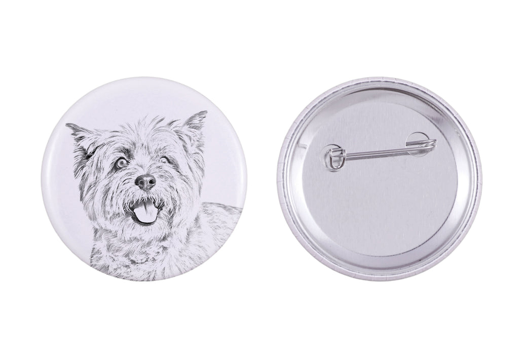 Cairn Terrier - pin with your dog, add your own photo, Art-Dog brand