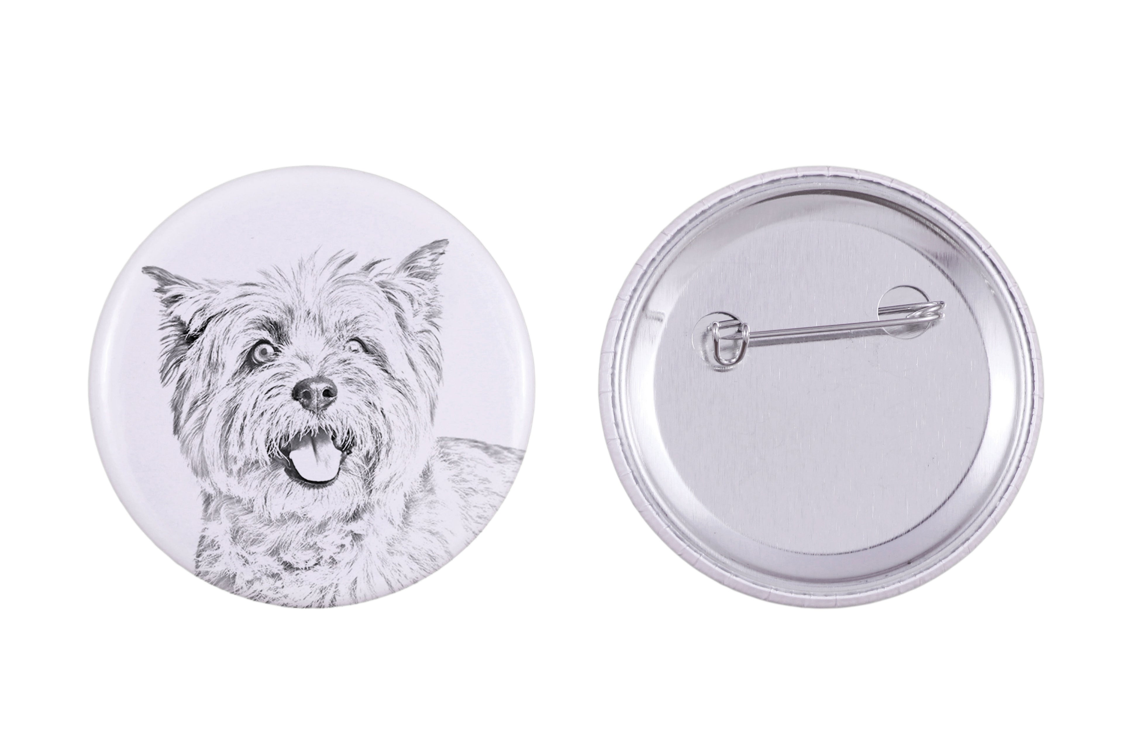 Cairn Terrier - pin with your dog, add your own photo, Art-Dog brand