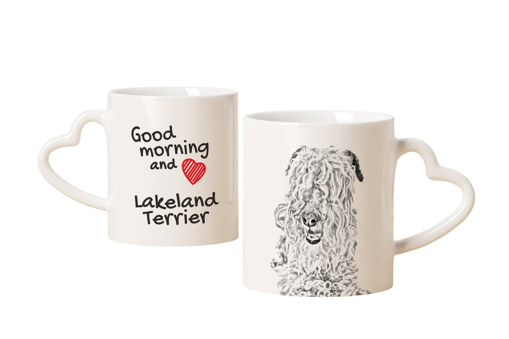 Lakeland Terrier - cup with a dog, adorable cup with a heart-shaped handle, universal gift from the Art-Dog brand