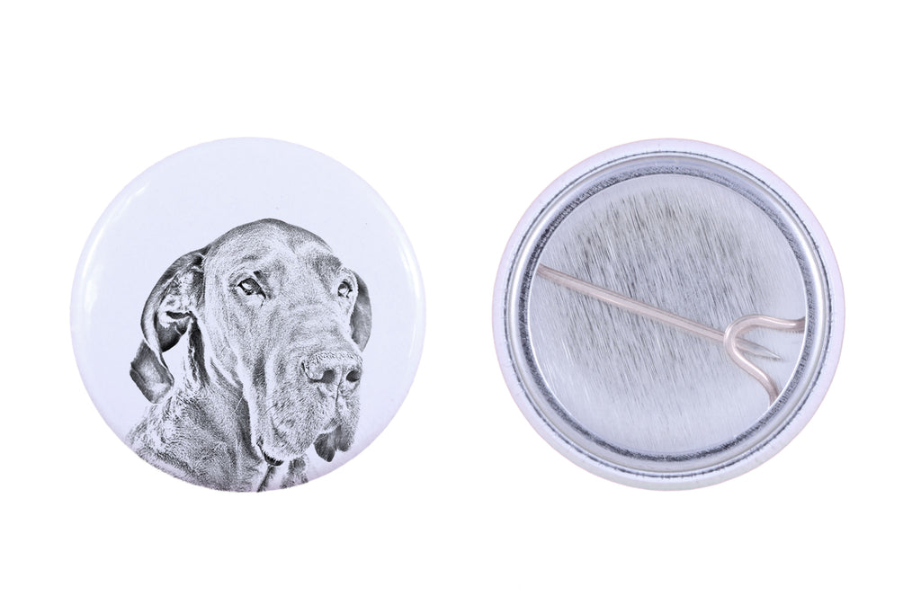 Great Dane I - pin with your dog, add your own photo, Art-Dog brand