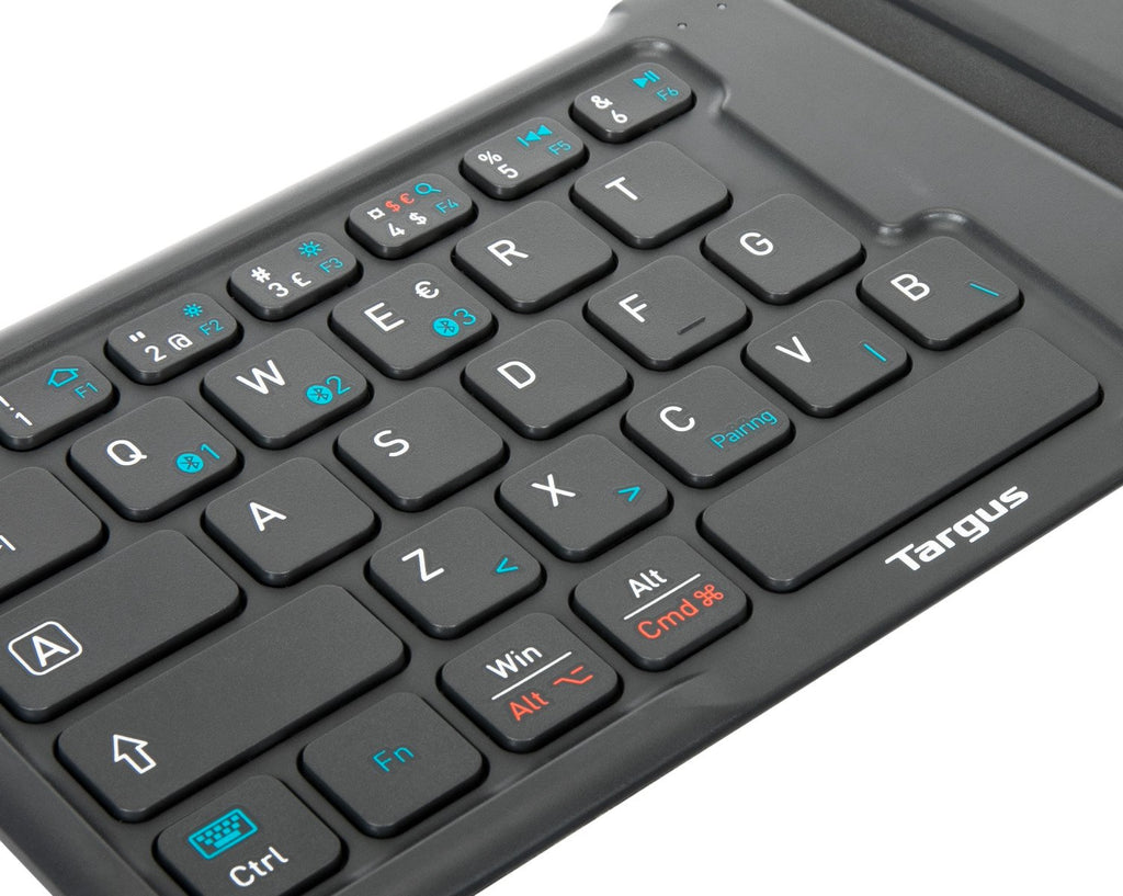 Targus AKF003NO Clavier Universel Bluetooth QWERTY Nordique, Noir