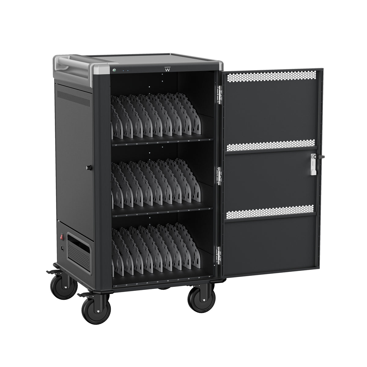 Ewent EW1700 chariot et rangement roulant Classe mobile de charge et de gestion Noir, Gris
