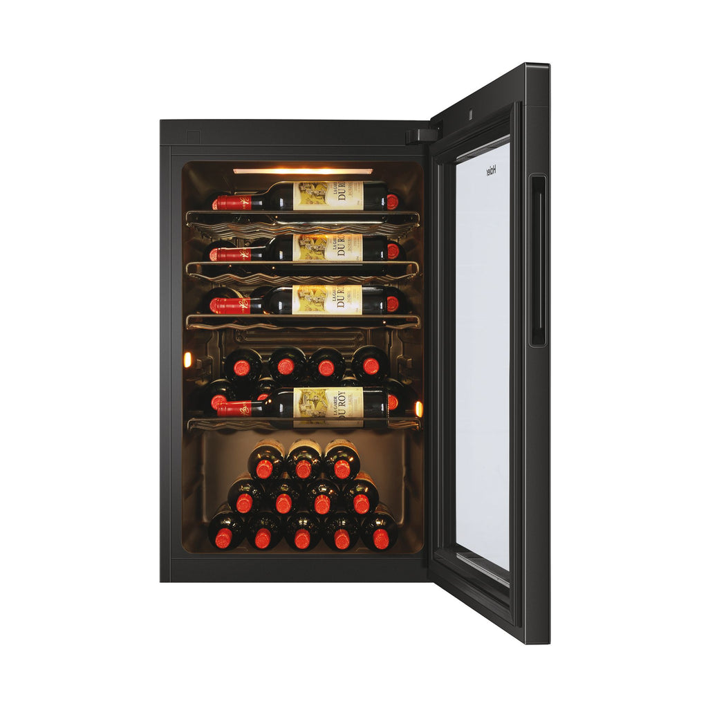Haier Wine Bank 50 Serie 3 HWS49GAE Refroidisseur de vin compresseur Pose libre Noir 49 bouteille(s)