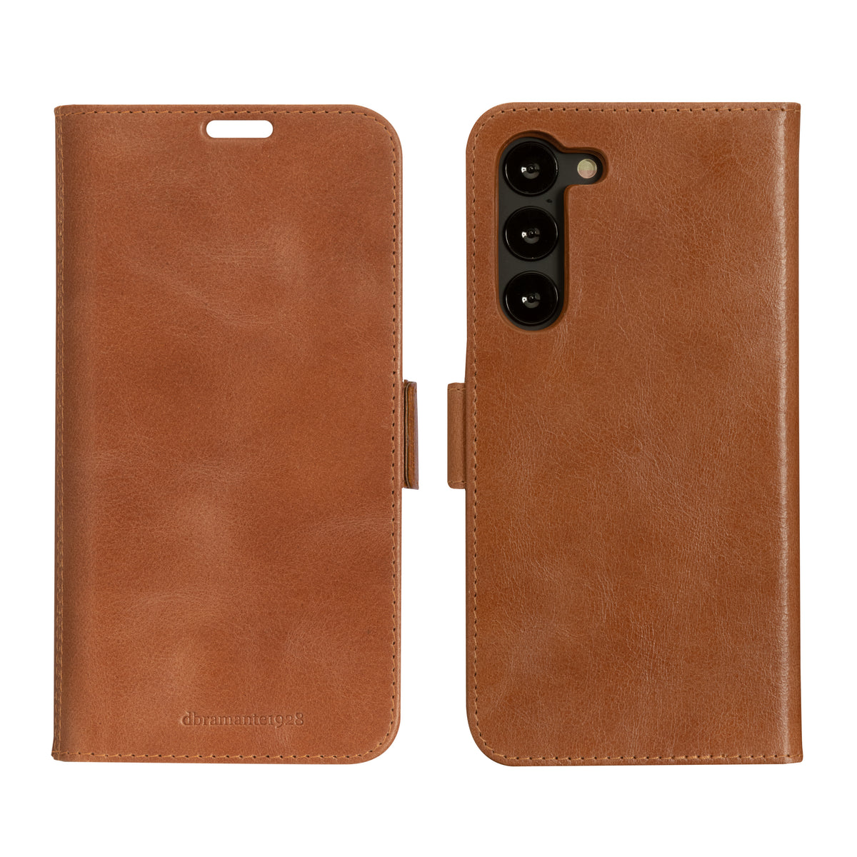 Coque de Protection Folio Lynge pour Samsung Galaxy S23+, 6.6 pouces, Marron