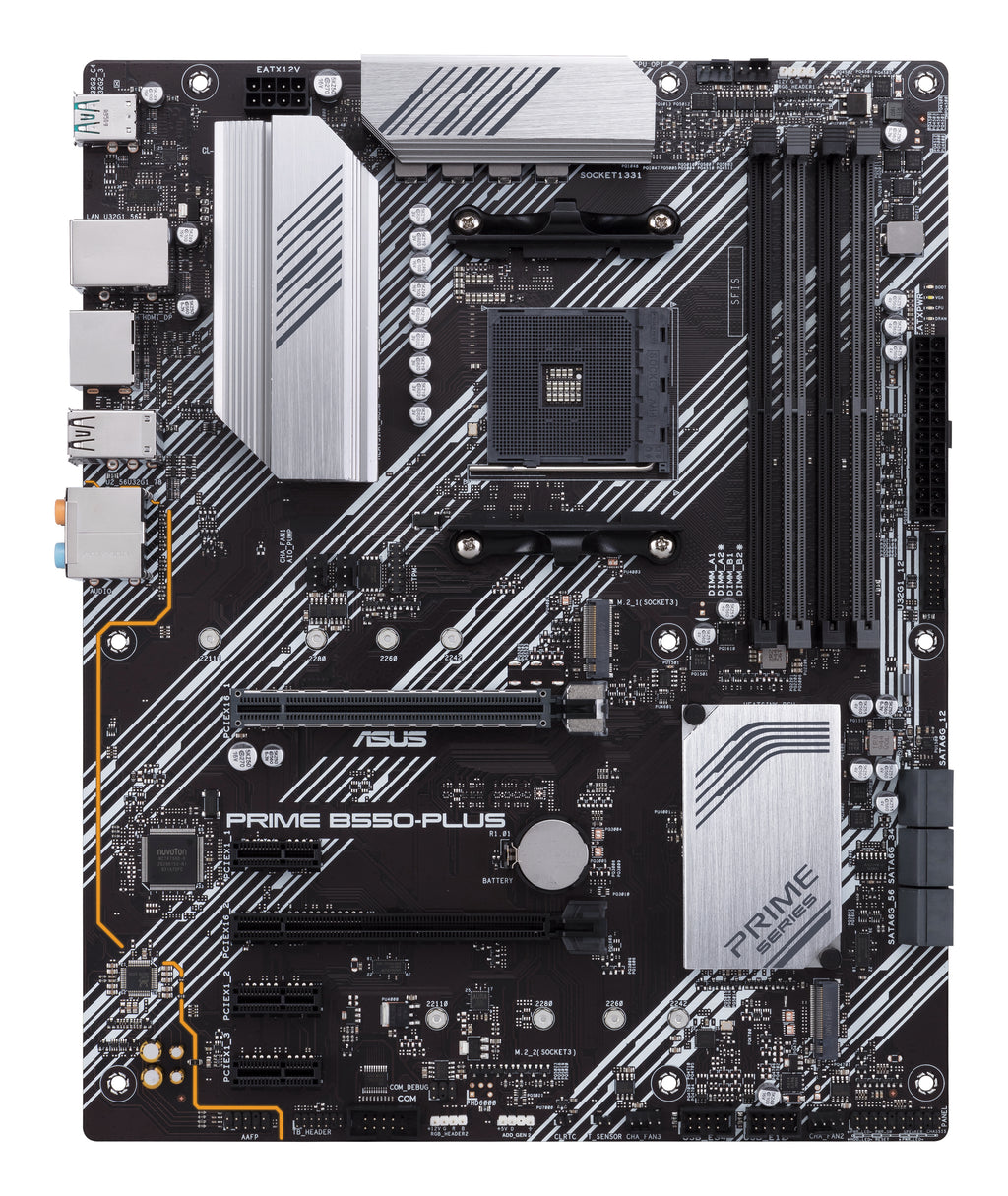 ASUS PRIME B550-PLUS Carte Mère AMD B550 Socket AM4 ATX